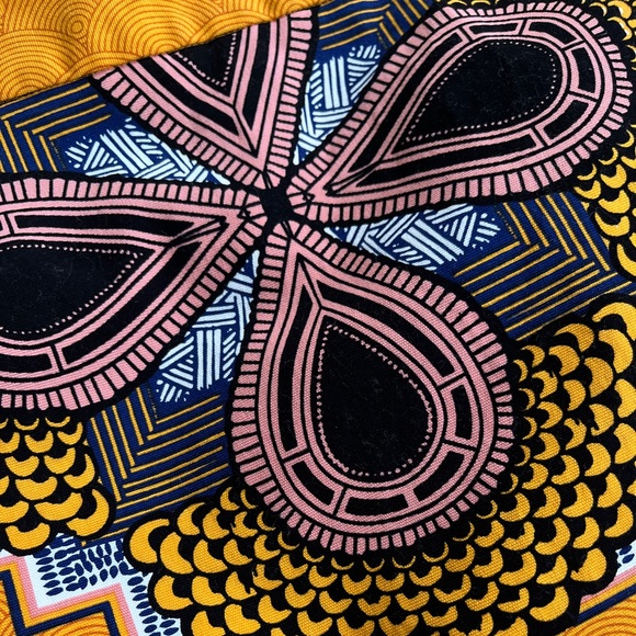 Maeve Geometric Yellow and Black Pencil Skirt - Picture 3 of 6